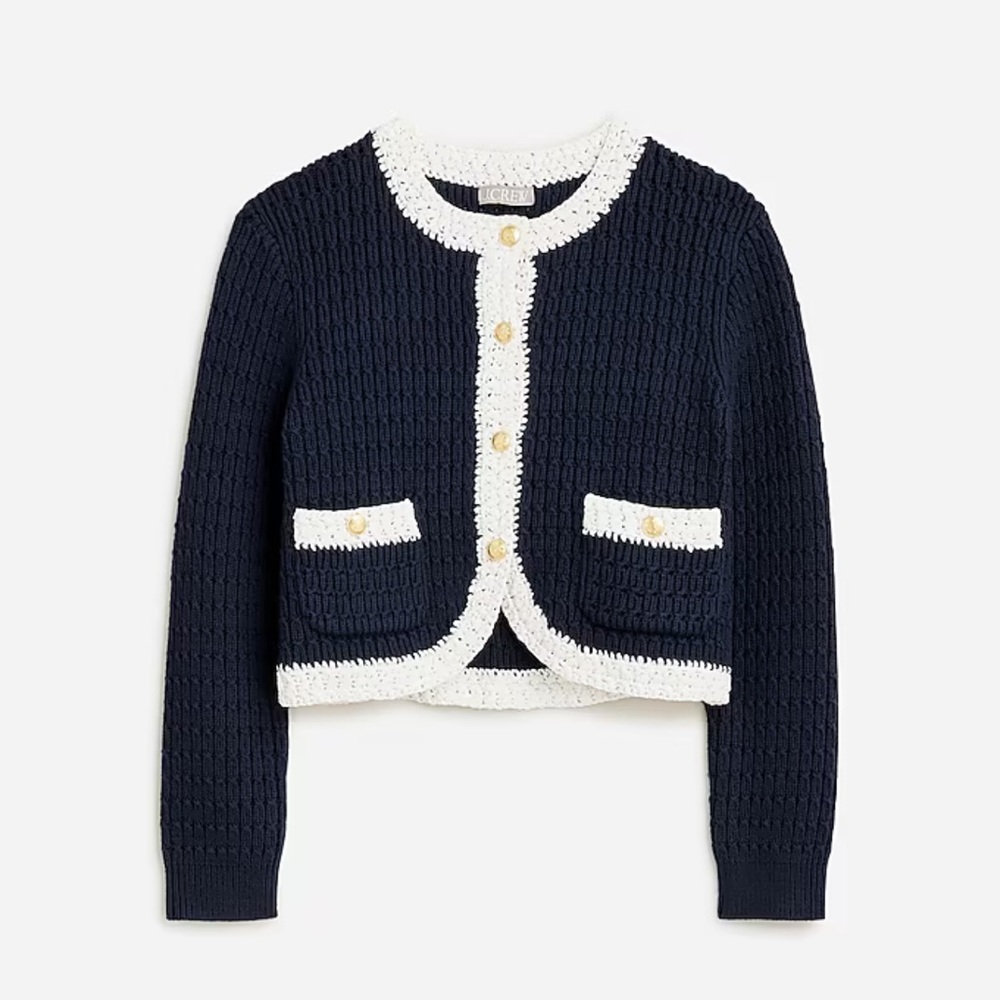J.Crew cropped cardigan size medium
